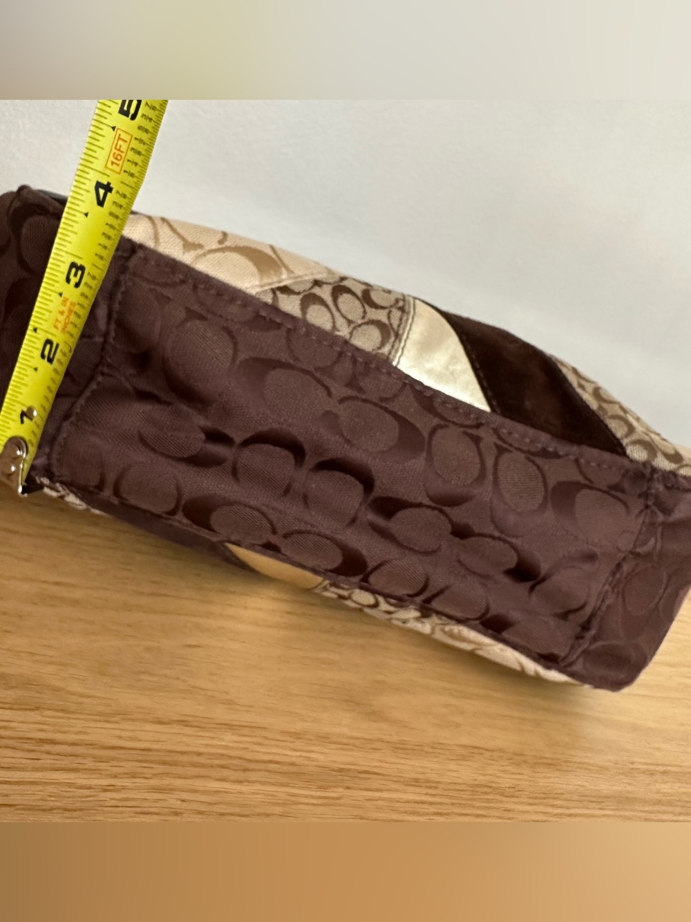 Coach Patchwork Tote Zippy Bag - Picture 11 of 13